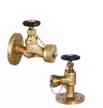 Marine flange hose valve fire valve