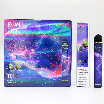 1000 Puffs Colored Smoke Disposable Pen Electric Cigarette