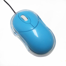 Mini USB Optical Scroll Mouse-Blue Color
