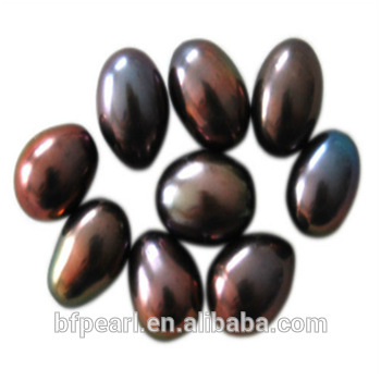 Fashion Jewellery 8-11mm Brown Raindrop Shape Loose Pearl Bead