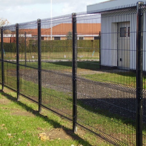 power coated after galvanized 3d wire mesh fence