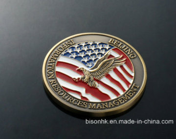 Custom Metal Souvenir Coin, Engraving Coins, Challenge Replica Coins