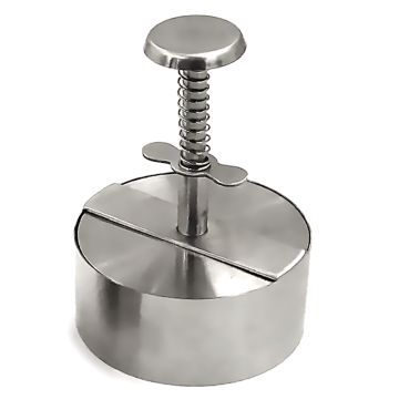 Middle Hand Press Stainless Steel Hamburger Maker