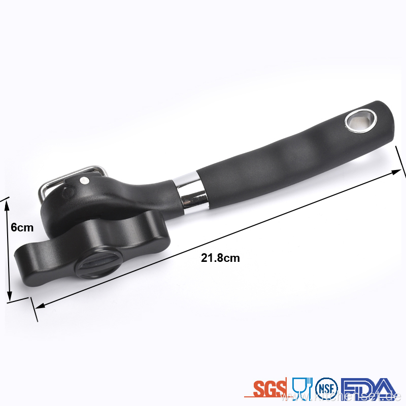 New Soft TPR Handle Safe Can Opener