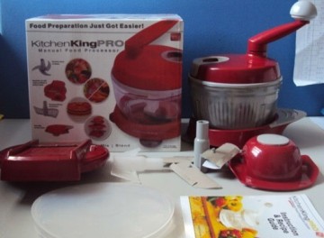 Kitchen King PRO. Food Pre & Storge, Multi-Function Slicer, Vegetable Chooper (TV156)