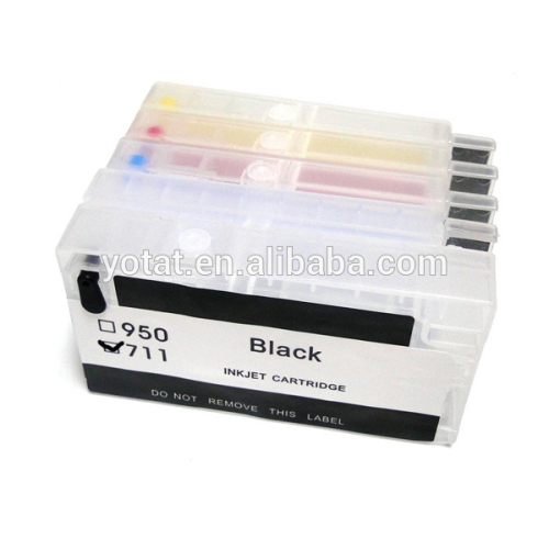 For HP 711 transparent refillable cartridge for hp 711