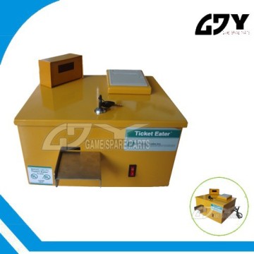 Ticket counter ticket eater machine ticket cutting machine