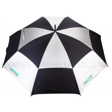 Parapluie de golf coupe-vent double couche de 30 &quot;