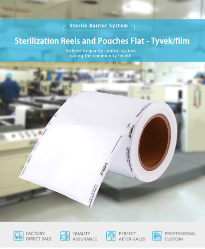 Sterilization reel-tyvek