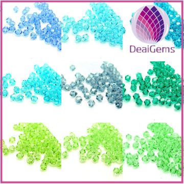 Bead,glass red,8mm hand-faceted bicone