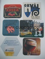 Absorbent paper coaster