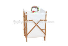 large bamboo laundry hamper