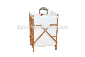 large bamboo laundry hamper