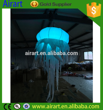 Bar party decoration inflatable decorating jellyfish balloon, LED inflatable jellyfish