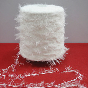 Wholesale 100% polyester imitate mink hair fancy glove knitting yarns