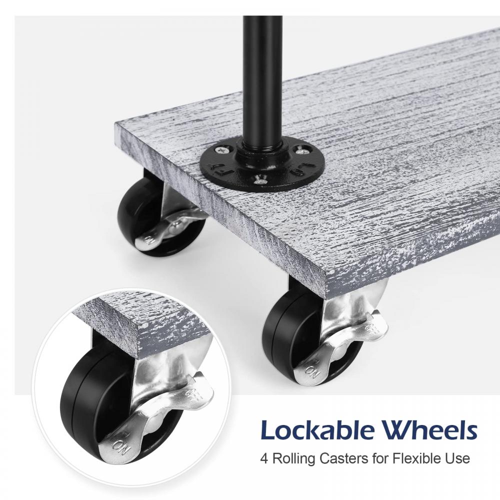 Rolling Cart With Lockable Wheels