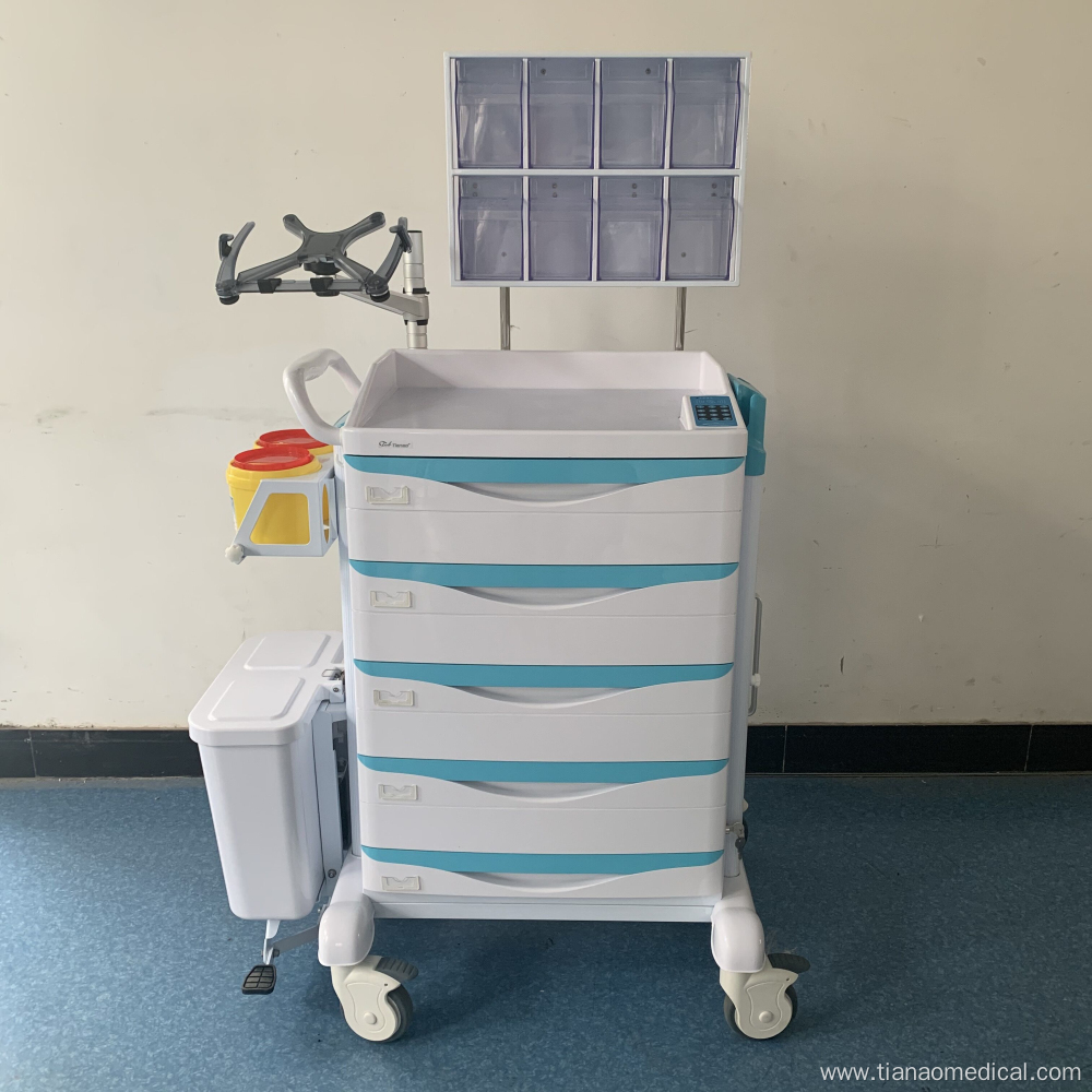 Hospital Keyless Entry Difficult Intubation Crash Trolley