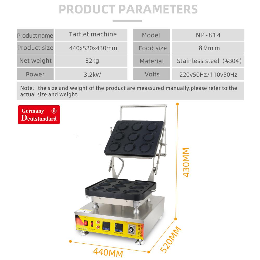 Mesin cetakan tart telur np-814