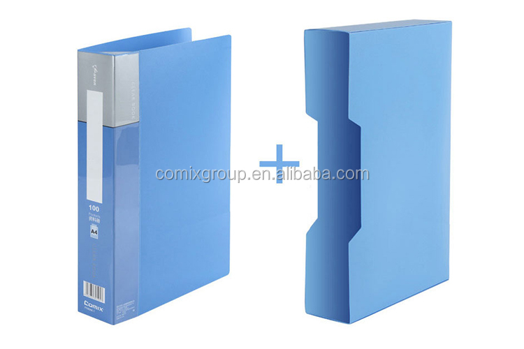 A4 Size 100 pockets clear PP File Folder For Office Supply, PP File Folder A4 Clear Book Display Book