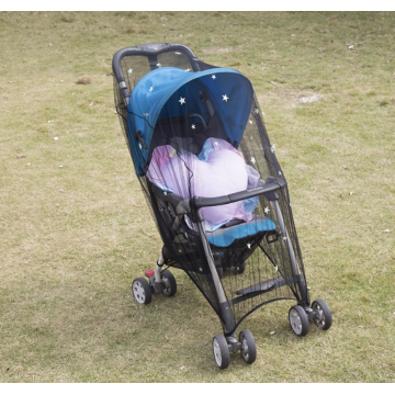 Stroller mosquito net with star pattern