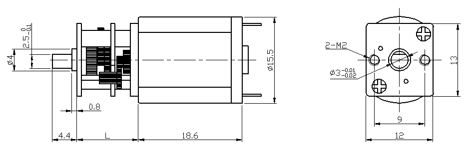 12 volt gear motor