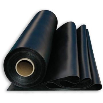 Particle surface pond liner textured geomembrane