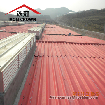 Iron-Crown Fireproof PET Membrane MgO Corrugated Roof Sheet