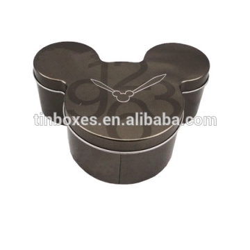 Lovely Cute Cartoon Mickey shape tin can