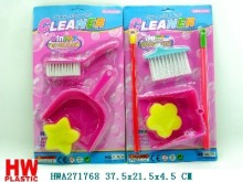 Cleaning play toy set,2asst