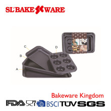 4 PCS Bakeware Set Carbon Steel Nonstick Bakeware (SL BAKEWARE)