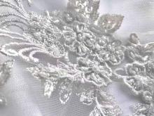 handwork embroidery rhinestone sequin bead pearl fabric