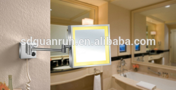 metal small shaving silver led star copper silver hotel mirror