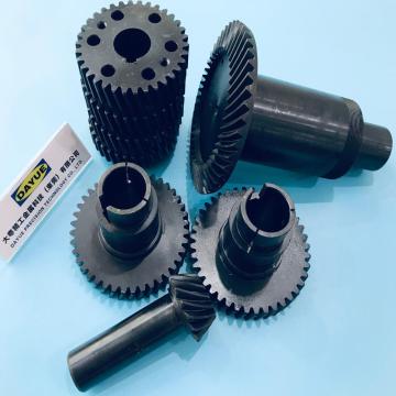 Oxidized helical gear components small module gear machining