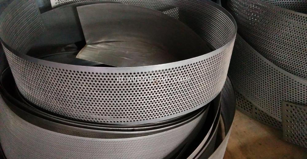 Stainless Steel Mesh Logam Berlubang Untuk Penghalang Jalan Raya