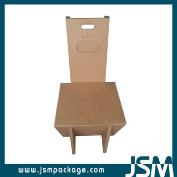 Paper products display rack displaying shelf customized paper chair