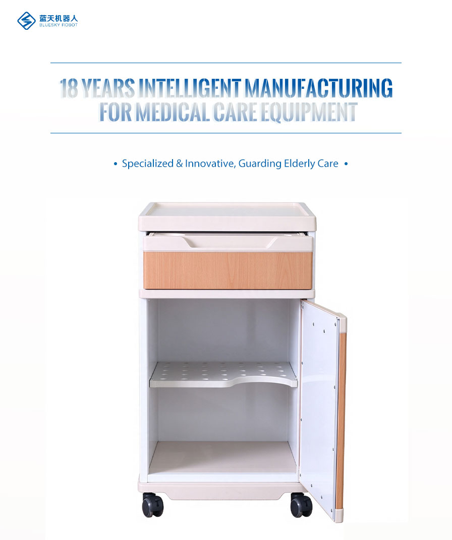 mueble de cama minimalista de ABS minimalist ABS bed cabinet