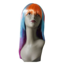 Synthetic wig, have many different colors, flat bangs
