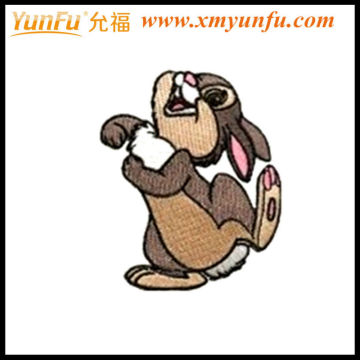 Military uniform accessories rabbit embroidery patch