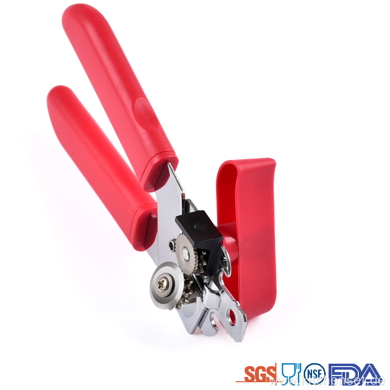 Ergonomic design plastic color handle tin opener