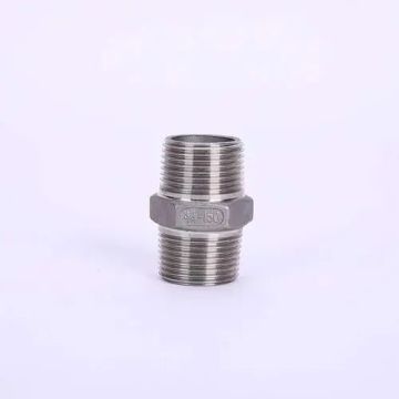 Stainless Steel Pipe Fitting Thread Screw Hex Nippl