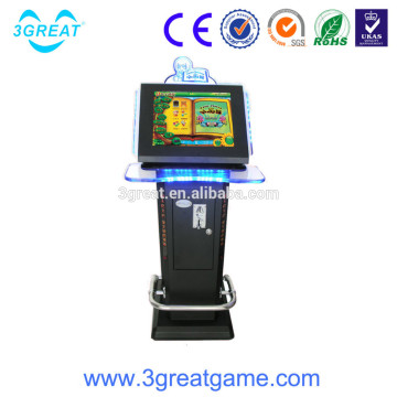 Indoor arcade electric coin operated touch screen game machine