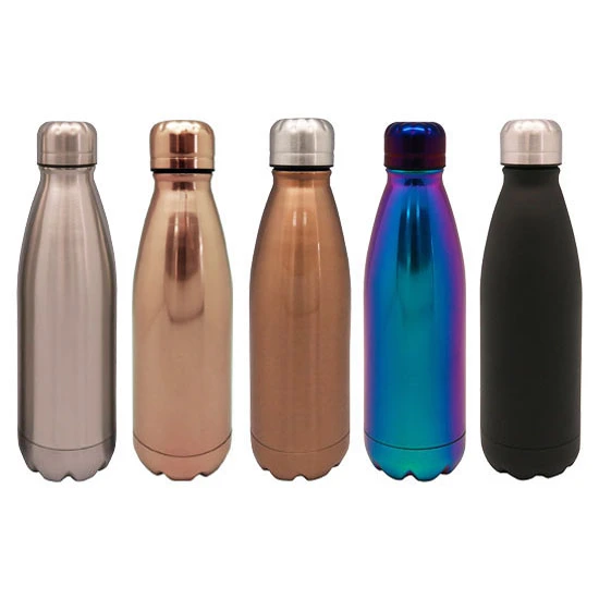 Colorful Stainless Steel Vacuum Water Bottle- Sliver, Gold Rose, Copper, Galaxy, Black