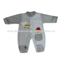 CVC Velour Babies' Romper, 3-24M Sizes Range
