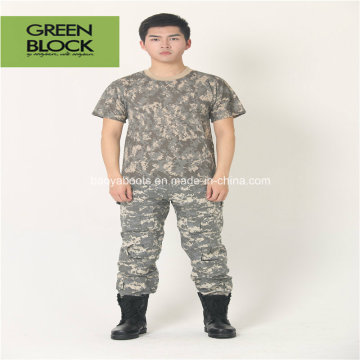 Camouflage Sport Army Round Collar Casual T-Shirts