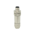 Screw Terminals 5pin Metal M12 Shielded Plug Connector