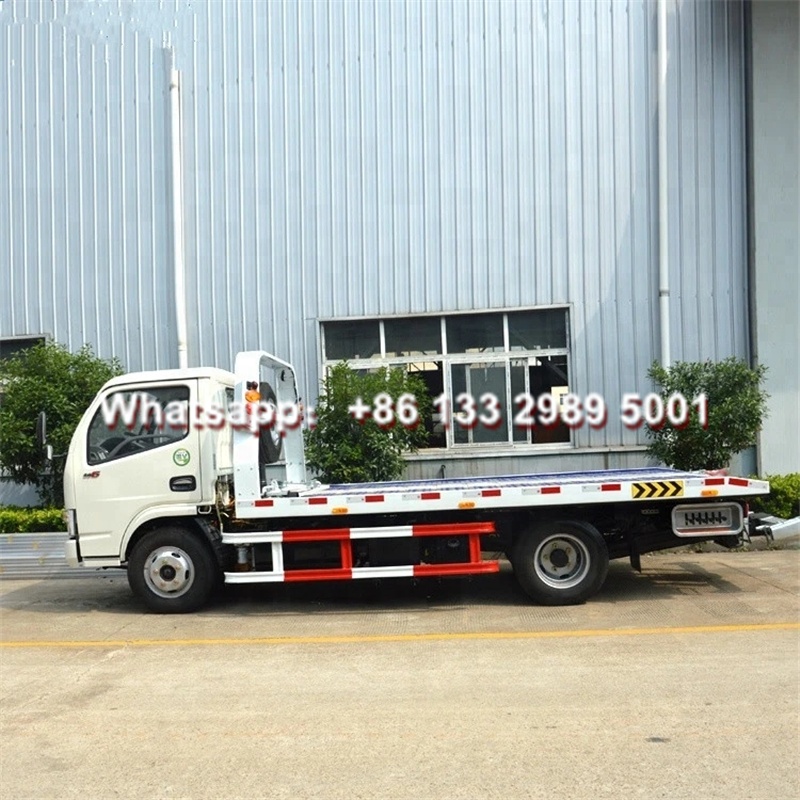 Dongfeng 3000 Kg Loading Capacity Wrecker Tow Car Carrier Truck Road Recovery Truck Price In