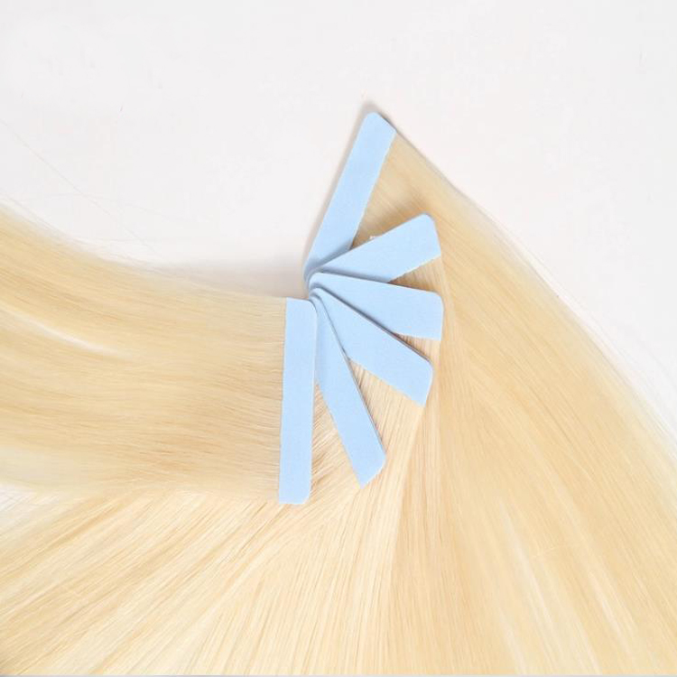 Platinum Blonde Color  613  2.5gram/piece 18" Remy Tape In Human Hair Extension Full Cuticle 20pcs/pack