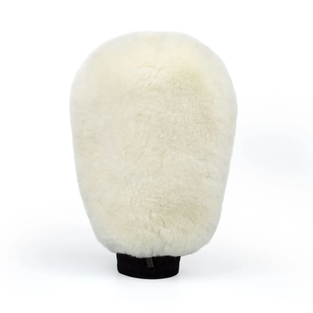 Factory Price Real Sheepskin Fur Car Wash Mitt