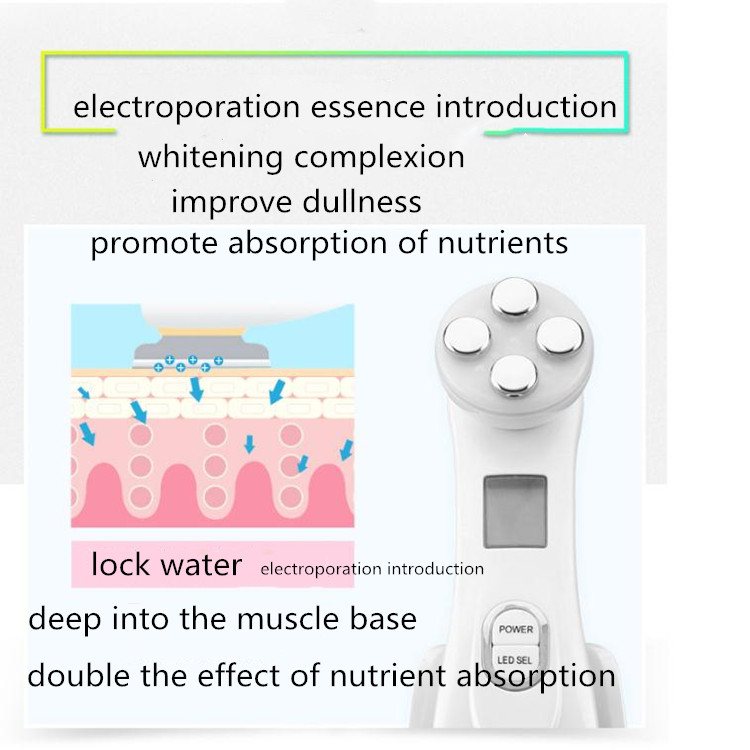 facial beauty device EMS & RF vibration massage beauty instrument