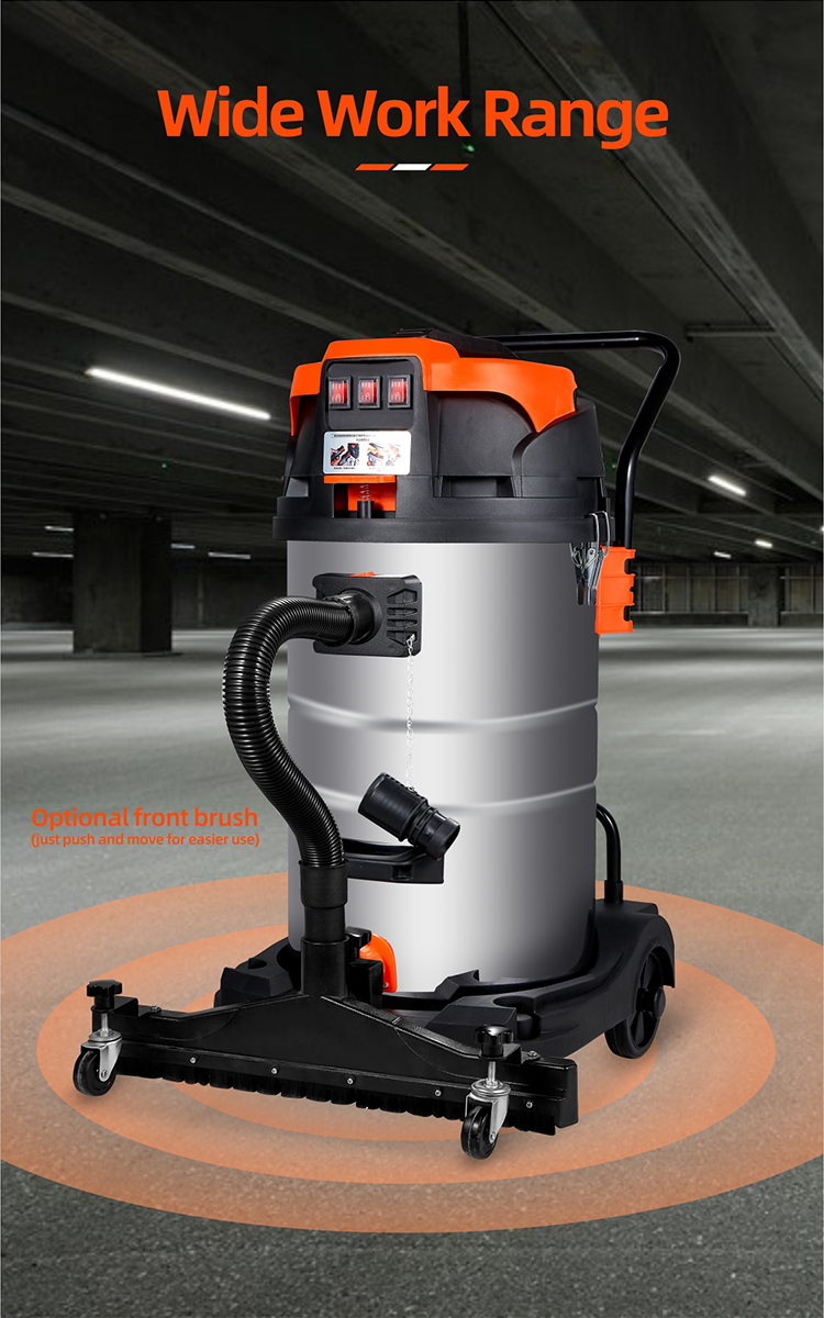 Heavy Duty 80l Wet And Dry Vacuum Cleaner With Cyclone Filtration And ...
